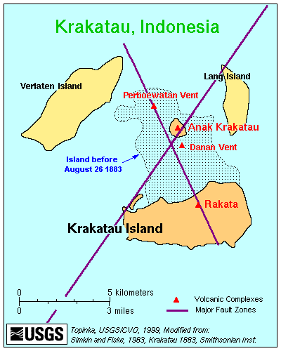 Fault Zones in the Vicinity of Anak Krakatau